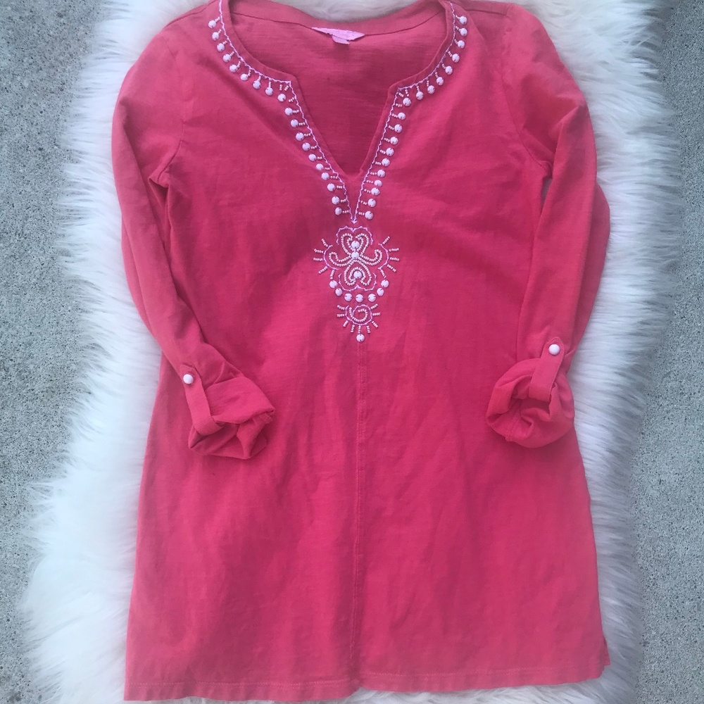 Lilly Pulitzer Coral Tunic XS